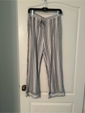 NWOT soma Striped Wide-Leg Lounge Pants small